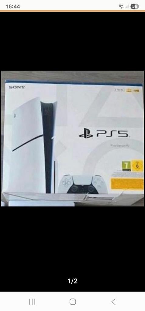GEZOCHT / Nieuw in doos ps 5 1 tb als je hebt bel mij., Spelcomputers en Games, Spelcomputers | Sony PlayStation 5, Ophalen, Nieuw
