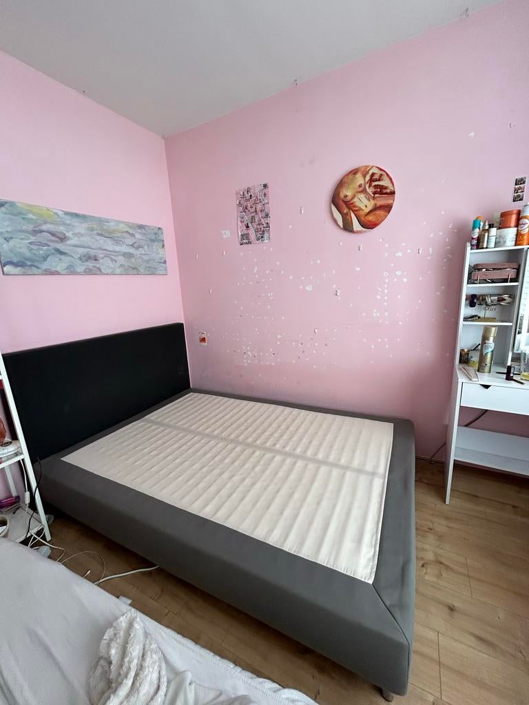 Ikea Espevär bed 140x200, Ophalen, Gebruikt, Tweepersoons, 140 cm