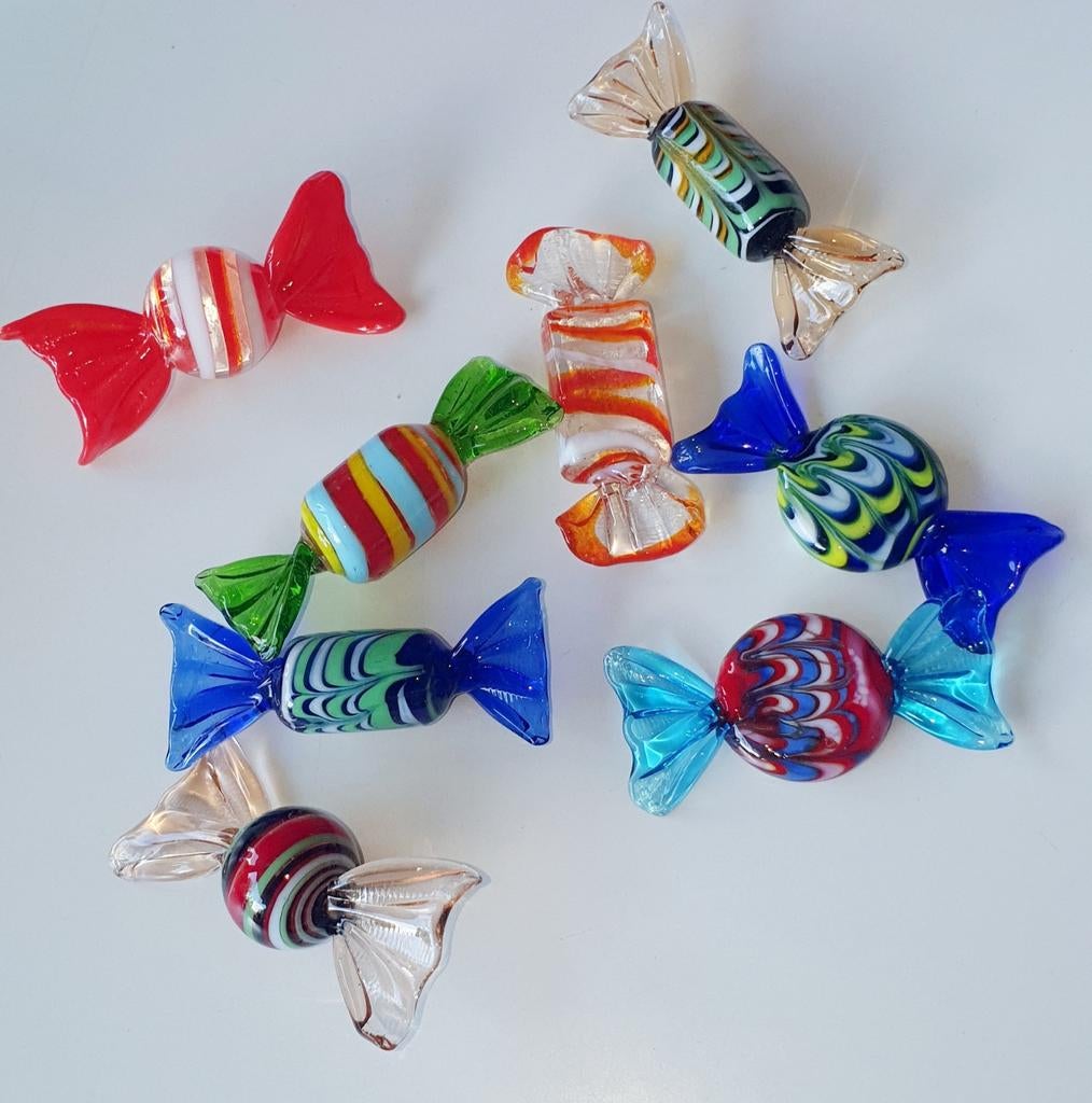Murano snoepjes van glas, Antiek en Kunst, Antiek | Glas en Kristal, Ophalen