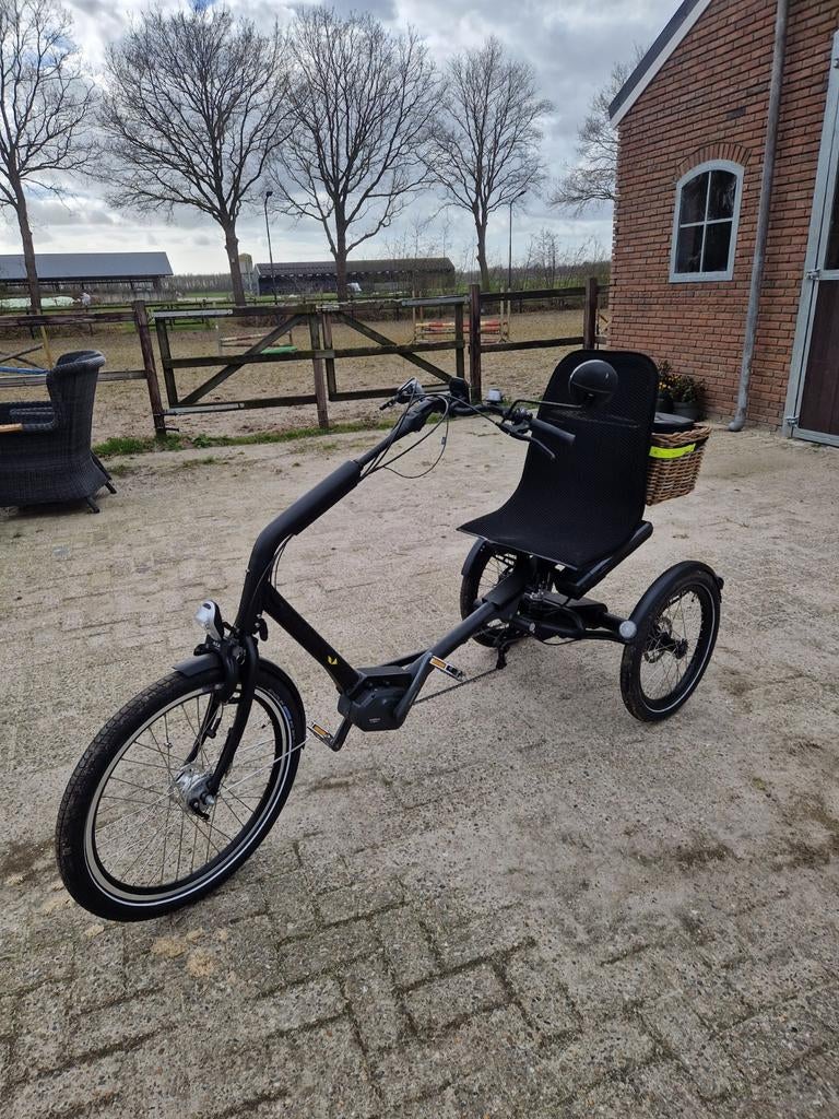Mooie electrice huka driewielfiets, Fietsen en Brommers, Fietsen | Driewielfietsen, Ophalen, Zo goed als nieuw, Shimano