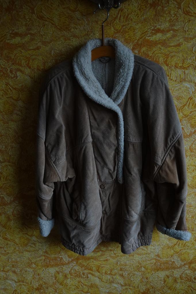 Lammy coat, Ophalen of Verzenden, Gedragen, Maat 42/44 (L), Bruin