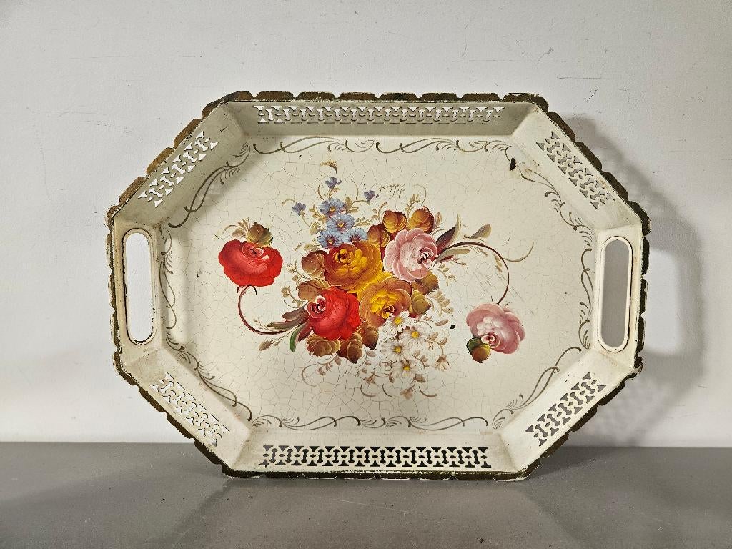 Dienblad, Huis en Inrichting, Woonaccessoires | Dienbladen, Ophalen of Verzenden, Rond, Hout