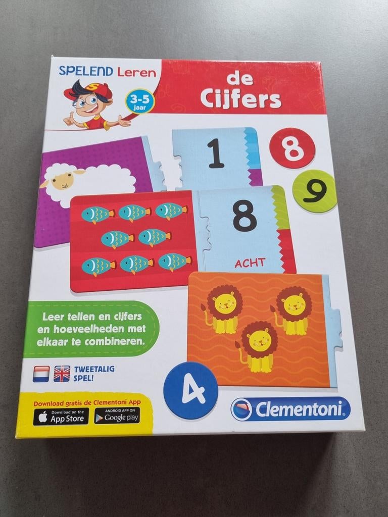 Spelend leren de cijfers, Kinderen en Baby's, Speelgoed | Educatief en Creatief, Ophalen of Verzenden, Gebruikt