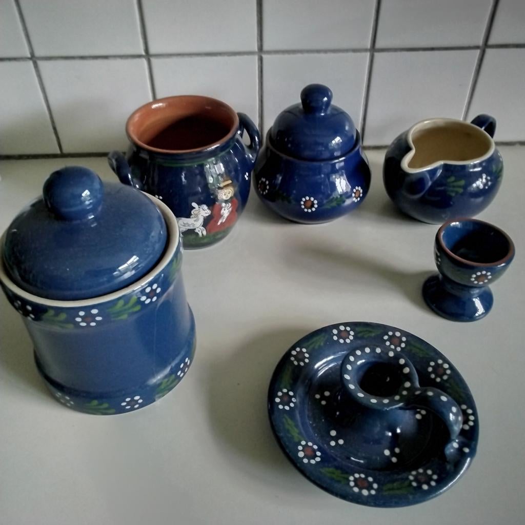 Mooie set van duits ( beiers) aardewerk, Ophalen of Verzenden