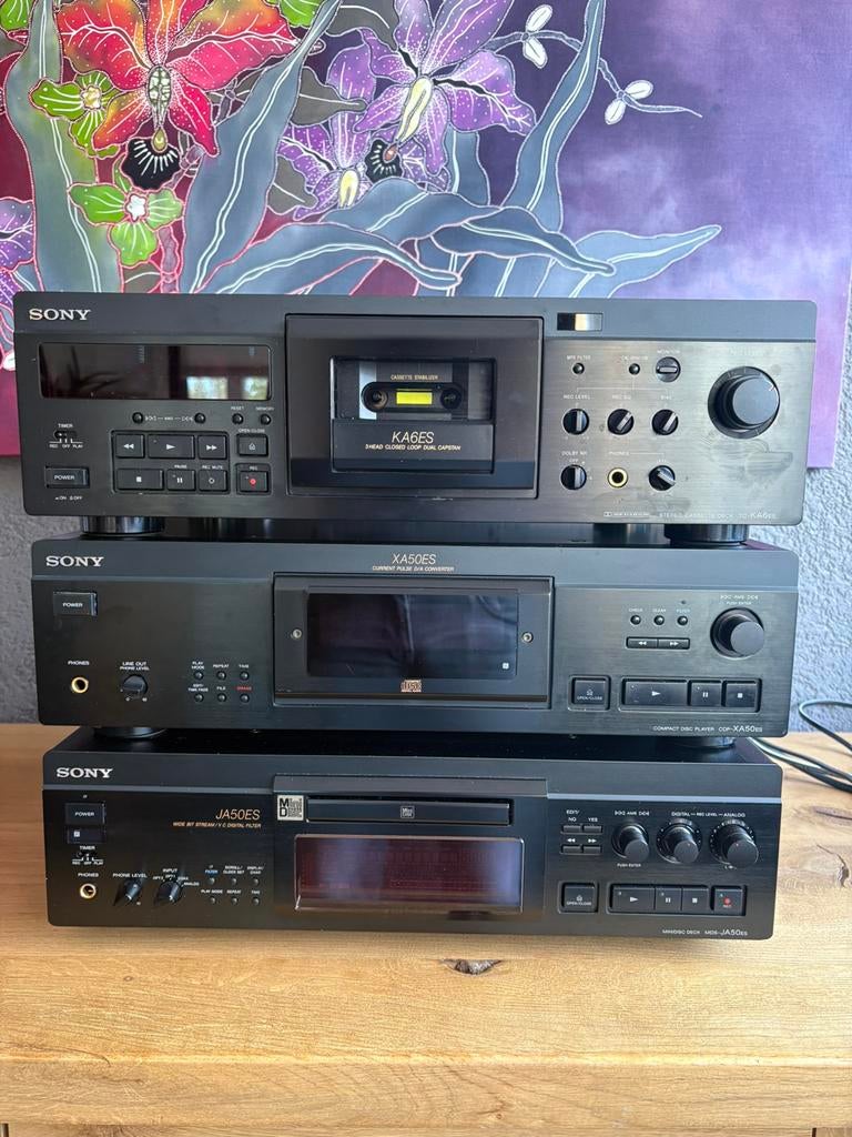 Sony JA50ES, XA50ES, KA6ES unieke combinatie zeldzaam, Ophalen of Verzenden, Zo goed als nieuw, Sony