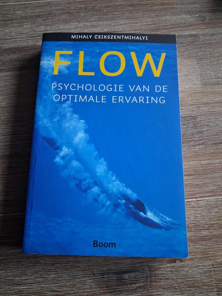 Flow  Psychologie van de optimale ervaring  384 blz, Boeken, Ophalen of Verzenden