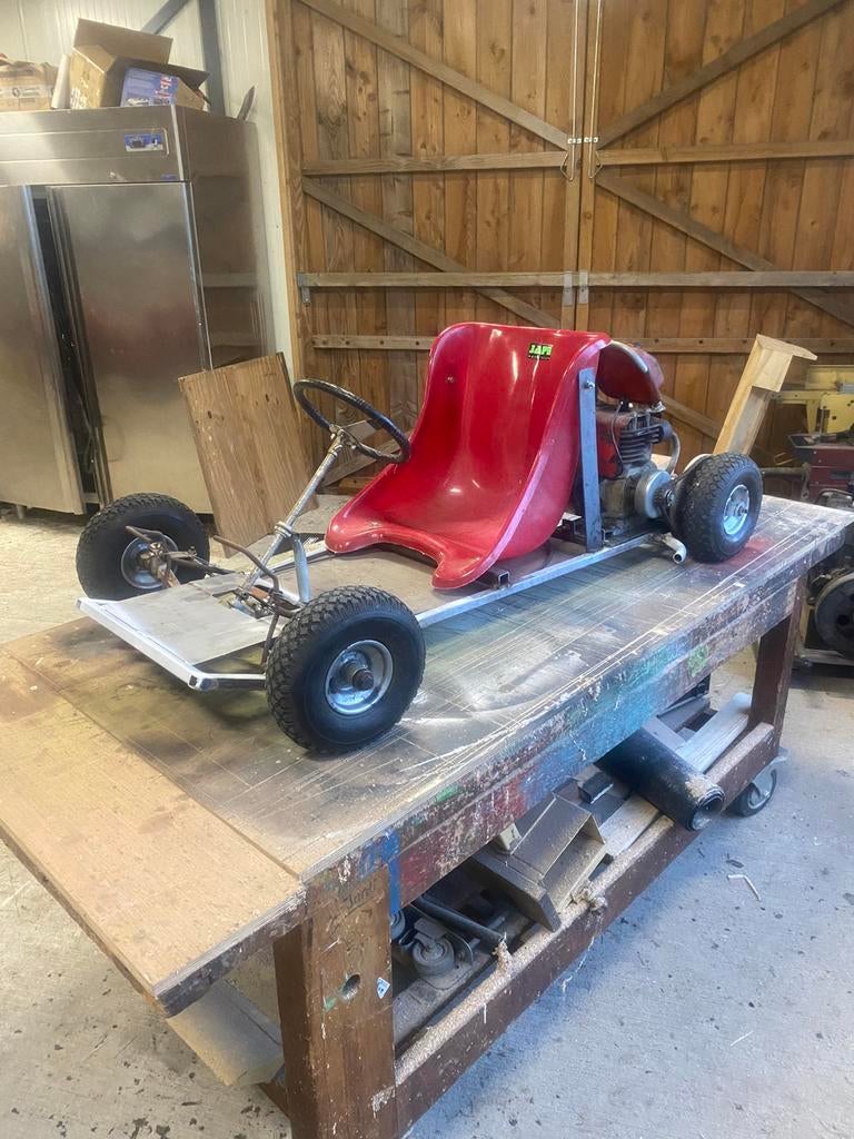 Jaren 60 go kart, Sport en Fitness, Karting, Ophalen, Gebruikt, Kart