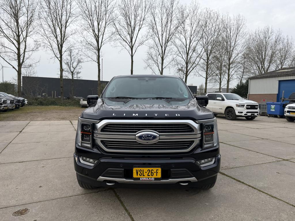 Ford USA F-150 LIMITED 430PK Hybrid SuperCrew powerboost | T, Auto's, Automaat, Gebruikt, Blauw, F-150