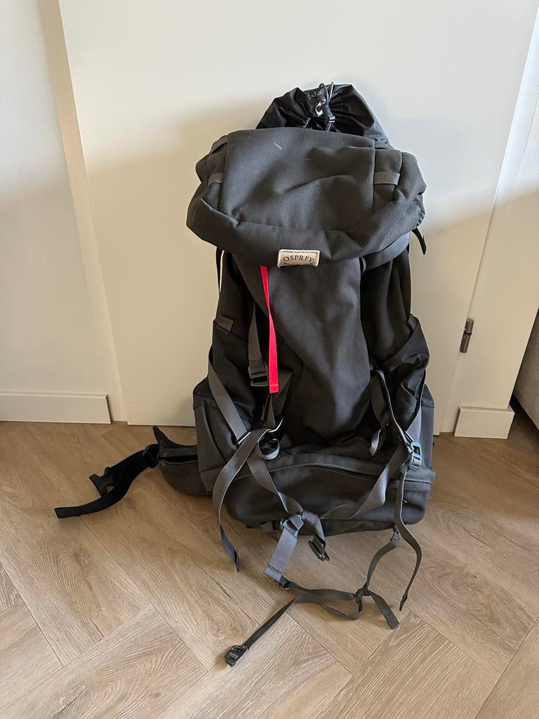 Osprey Aether 65 Trekking Rugzak - Grijs, Overige merken, Gebruikt, 25 tot 40 cm, Ophalen of Verzenden