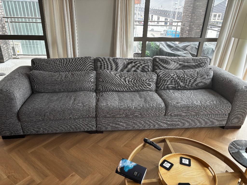 Zitbank, Huis en Inrichting, Banken | Bankstellen, Gebruikt, Rechte bank, Vierpersoons of meer, 250 tot 300 cm, 75 tot 100 cm