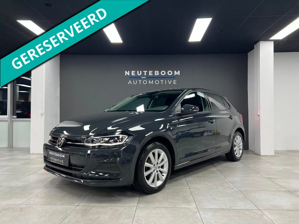 Volkswagen Polo 1.0 Business | Clima | PDC | Led | Carplay |, Stof, Zwart, Origineel Nederlands, Bedrijf