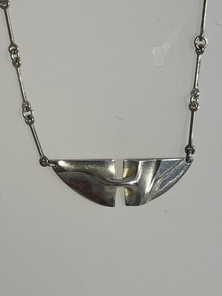 Lapponia collier “ Styx”, Ophalen of Verzenden, Zo goed als nieuw, Zilver, Overige materialen