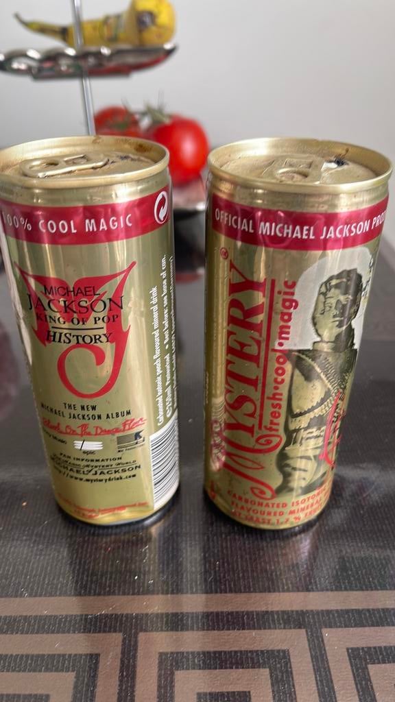 Michael Jackson Blood on the dance floor. energie drank, Verzamelen, Ophalen of Verzenden