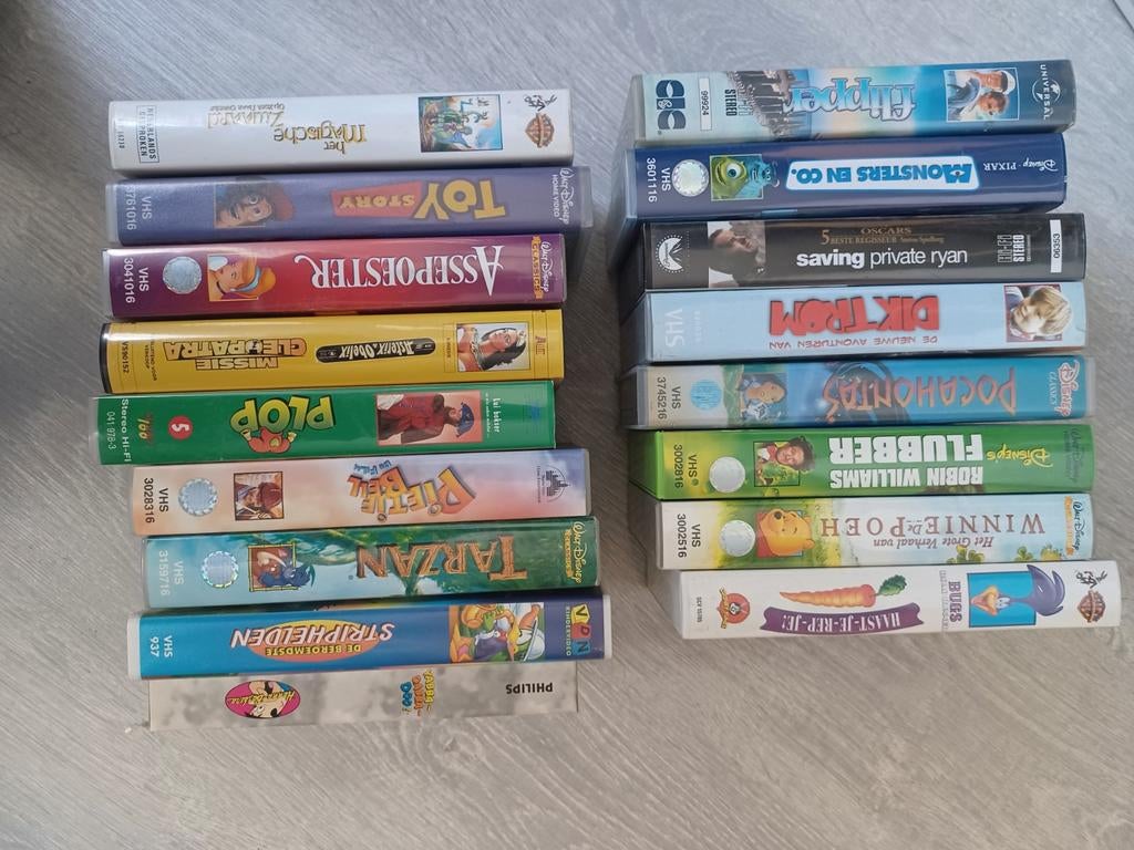 Diverse disney videobanden, Alle leeftijden, Ophalen of Verzenden, Gebruikt, Overige typen