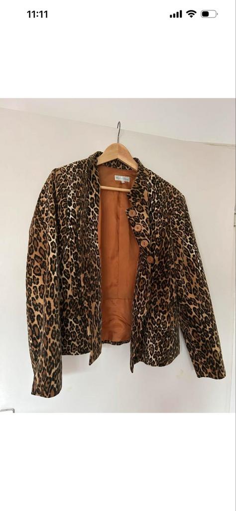 Prachtig fluwelen jasje/colbert van Witteveen, maat 44, Overige kleuren, Maat 42/44 (L), Ophalen of Verzenden, Jasje