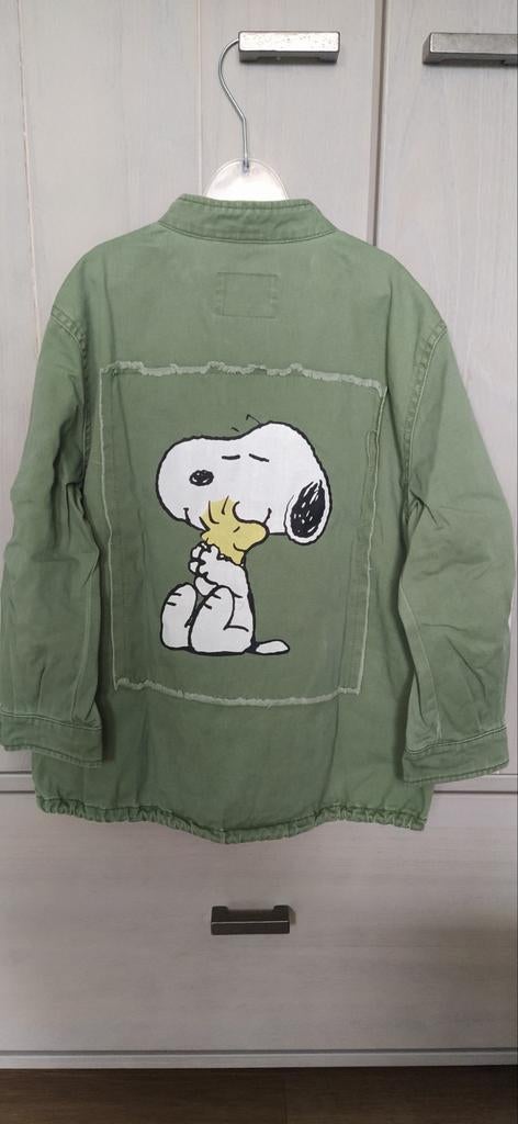 Zara Girls Zomerjas met Snoopy Patches - Maat 122, Kinderen en Baby's, Kinderkleding | Maat 122, Meisje, Ophalen of Verzenden