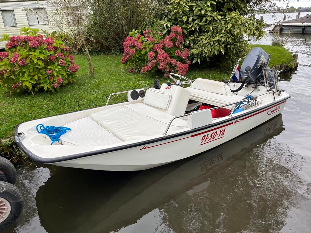 De Onzinkbare Legende: Boston Whaler 13 GLS, Ophalen, Gebruikt, 30 tot 50 pk, 3 tot 6 meter