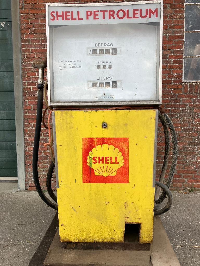 Shell benzine/diesel pompen, Verzamelen, Ophalen, Gebruikt