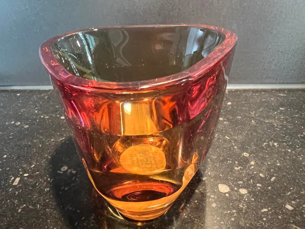 Nieuw Iittala TRIS Waxinelichthouder~Rose Olive 2-kleurig, Ophalen of Verzenden, Nieuw, Overige materialen, Minder dan 25 cm