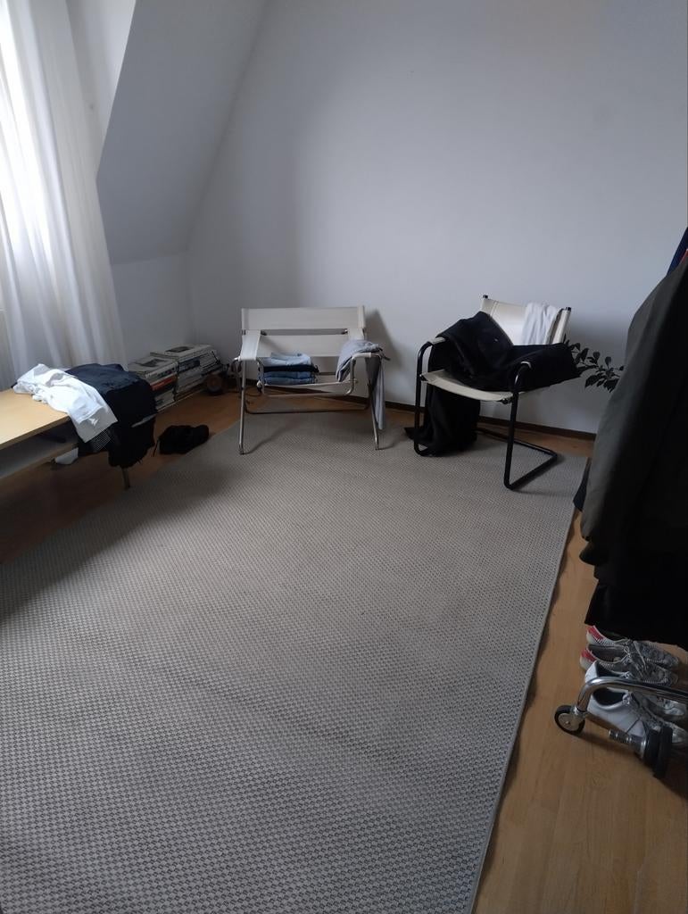 IKEA MORUM vloerkleed beige 200x300 cm, Ophalen, Gebruikt, Beige, 200 cm of meer