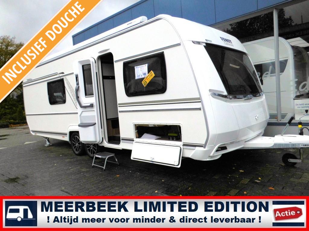 Fendt Tendenza 650 SFD 4373,= KORTING +MOVER +AIRCO +THULE, Caravans en Kamperen, Caravans, Rondzit, 7 tot 8 meter, Schokbreker