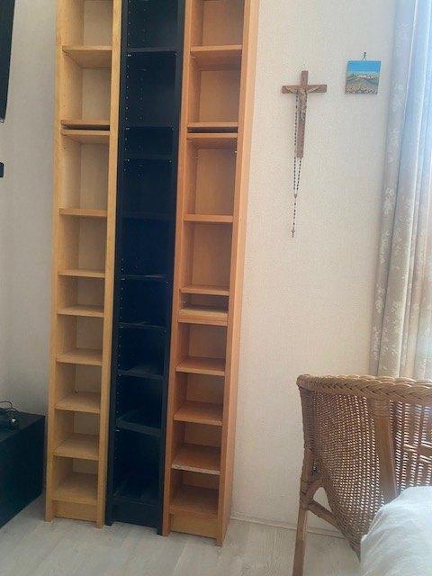 CD Rekken Ikea  200 cm hoog  stuks, Ophalen, Zo goed als nieuw, 25 tot 75 discs, Cd's