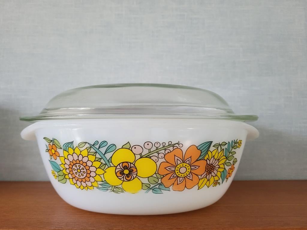 retro schaal vintage dekschaal jaren 60 / 70, Verzamelen, Retro, Ophalen of Verzenden, Huis en Inrichting