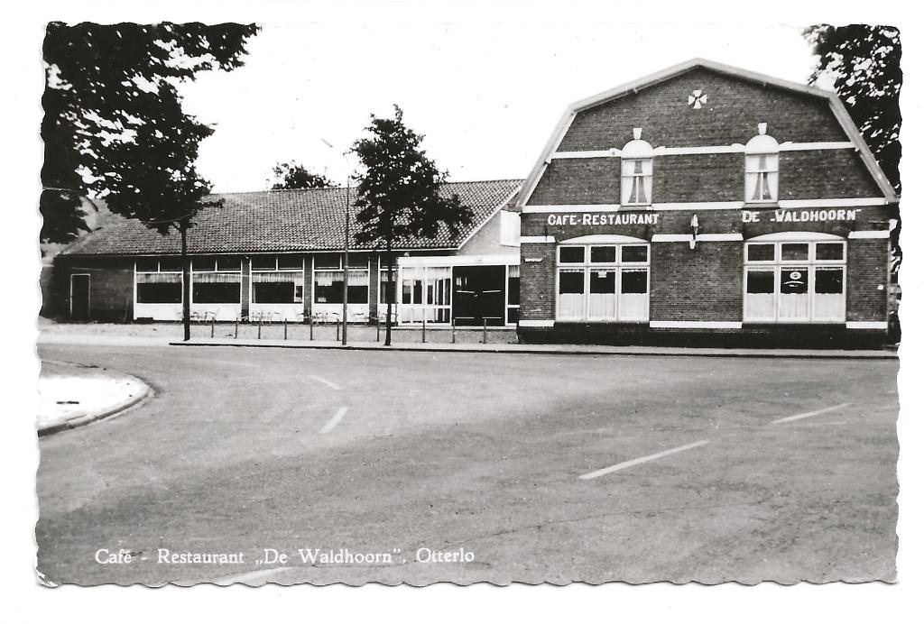BF124-Otterlo,Restaurant,De Waldhoorn, Verzenden, 1940 tot 1960, Gelopen, Gelderland