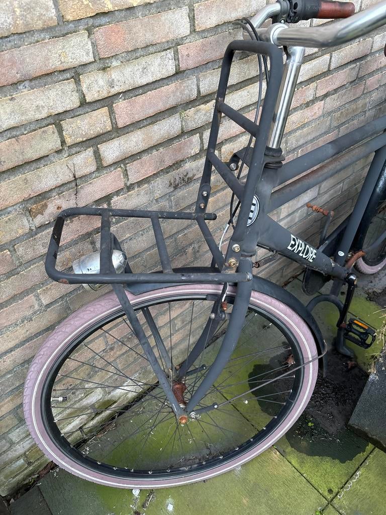Gebruikte transportfiets met voordrager, Ophalen, Gebruikt, Overige merken