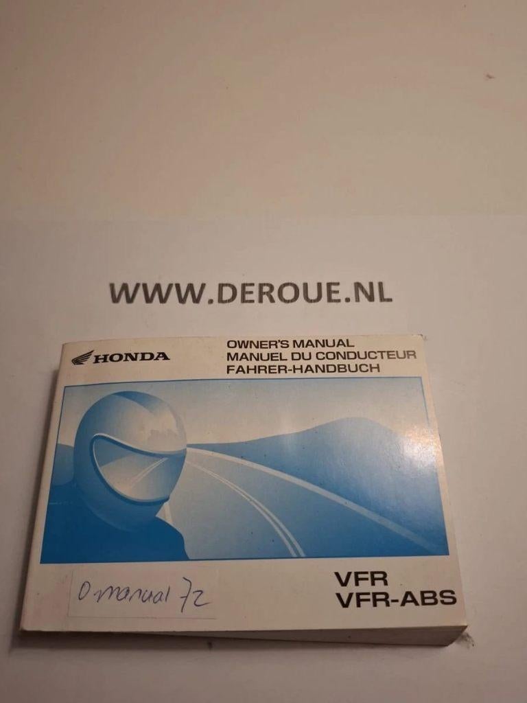 72 0WNERS MANUAL HONDA VFR800(4).A(4) USED, Ophalen of Verzenden, Honda