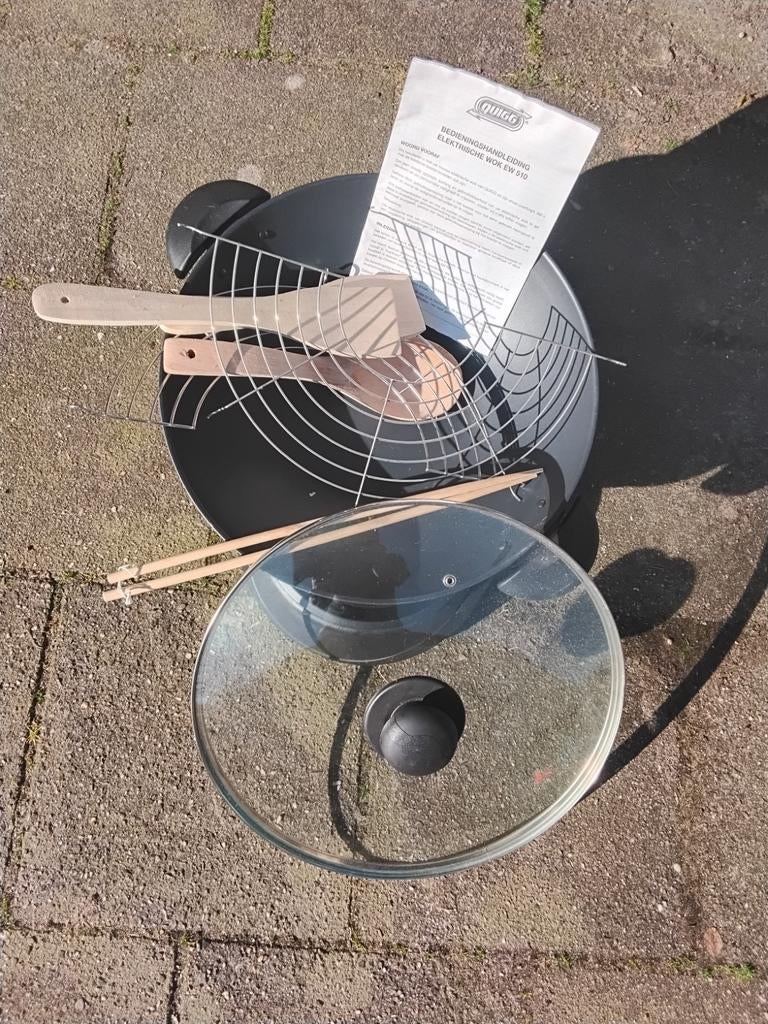 NIEUW Elektrische wok, Huis en Inrichting, Keuken | Potten en Pannen, Ophalen, Nieuw, Overige materialen, Wok