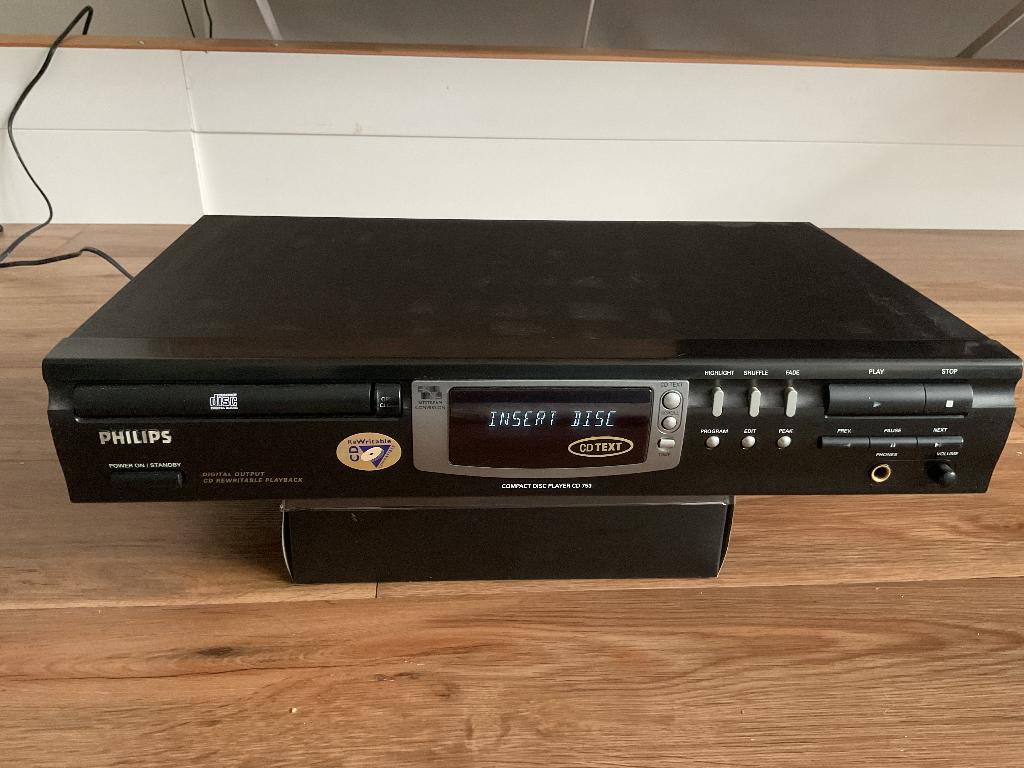 PHILIPS COMPACT DISC PLAYER CD753, Audio, Tv en Foto, Cd-spelers, Ophalen, Zo goed als nieuw, Philips