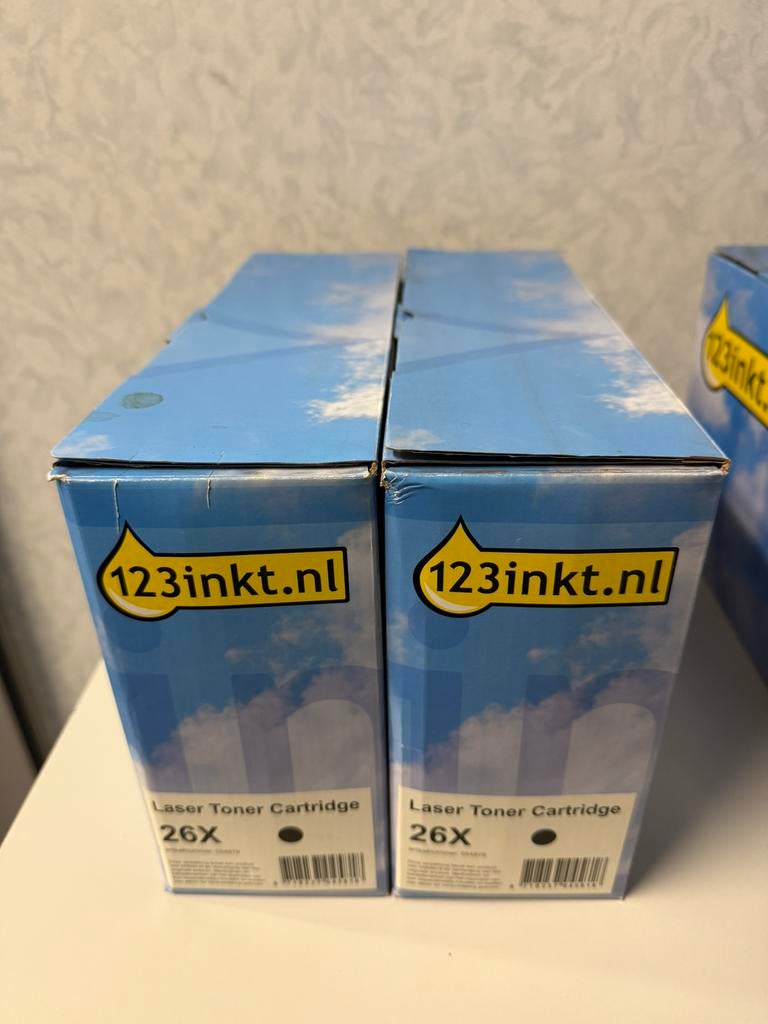 2 x nieuwe toner HP26x. Van 123inkt, Ophalen of Verzenden, Nieuw, Toner