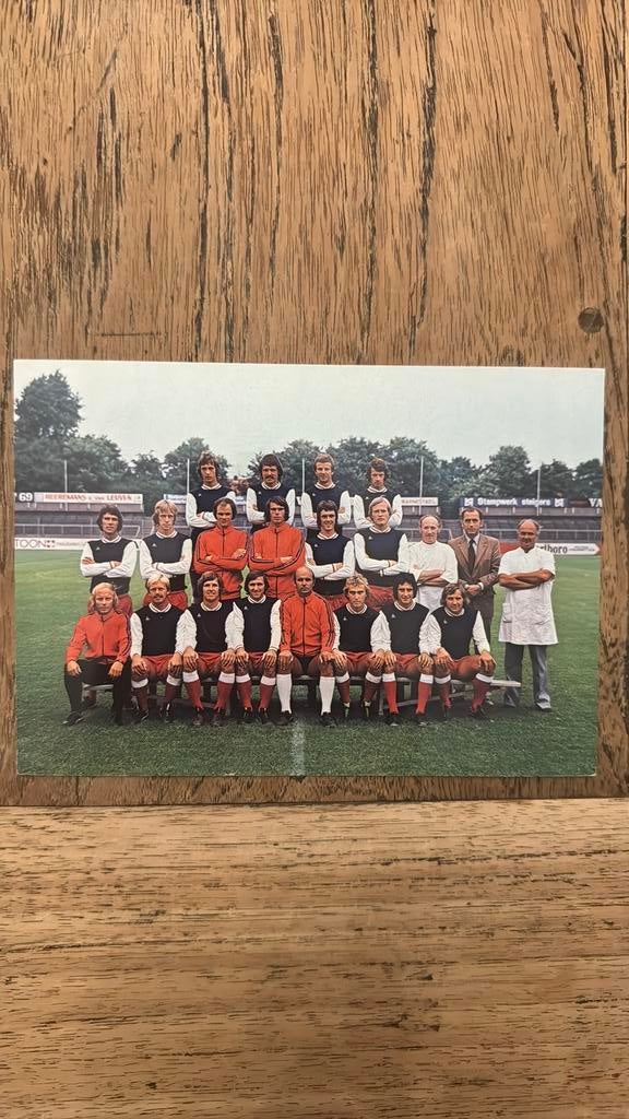 HFC Haarlem 1975/76 elftalkaart, Ophalen of Verzenden, Zo goed als nieuw, Overige binnenlandse clubs, Spelerskaart