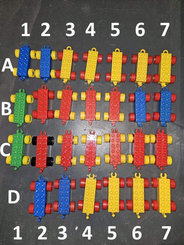 Duplo treintjes wagentjes, Kinderen en Baby's, Speelgoed | Duplo en Lego, Ophalen, Zo goed als nieuw, Losse stenen, Duplo