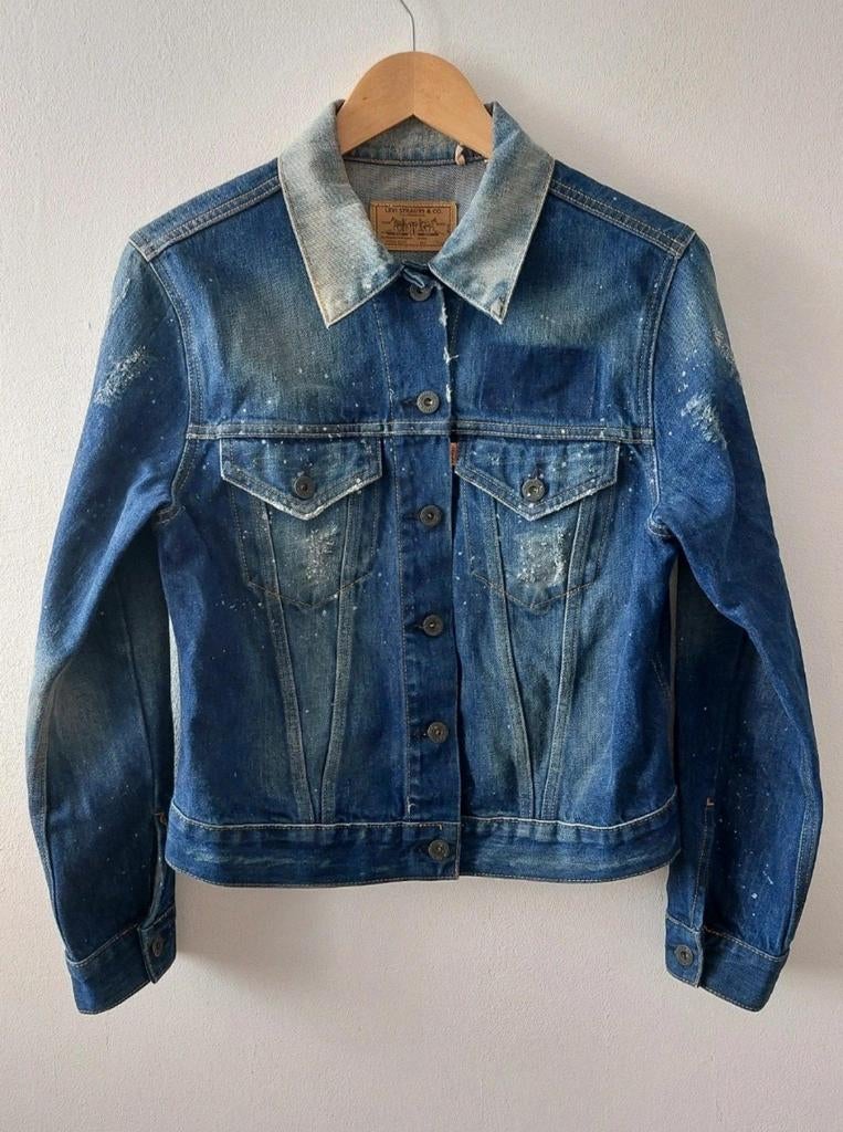 Levis Vintage Clothing 70505 Orange tab denim jacket, Kleding | Dames, Jassen | Zomer, Gedragen, Blauw, Ophalen of Verzenden