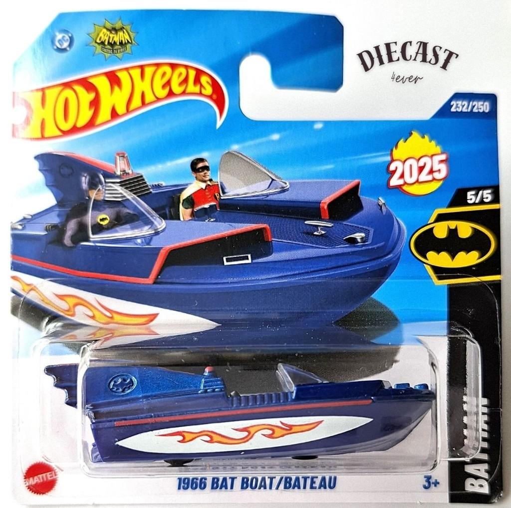 Hot Wheels 1966 Bat Boat/Bateau, Ophalen, Nieuw, Auto