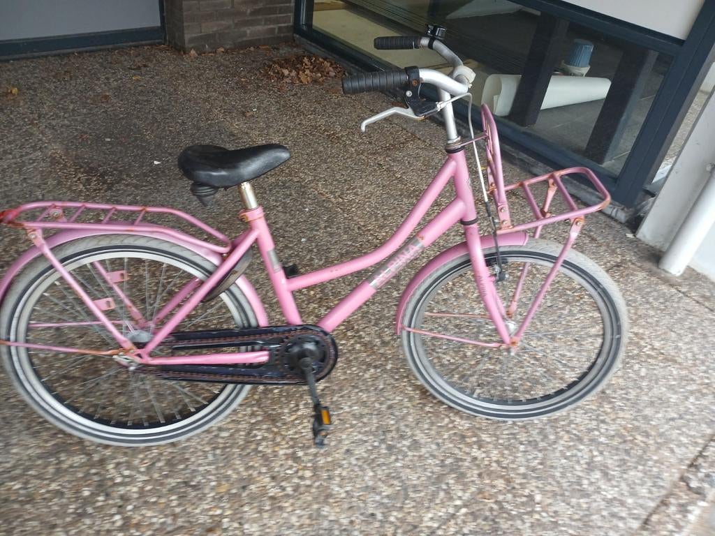 Meisjes fiets, Ophalen, Gebruikt, 22 inch