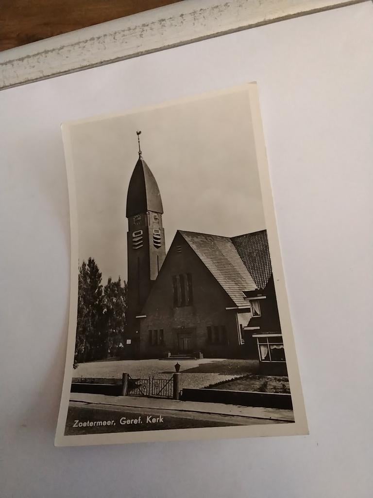 ZOETERMEER. GEREF. KERK, Verzamelen, Ansichtkaarten | Nederland, Ophalen of Verzenden, 1960 tot 1980, Zuid-Holland