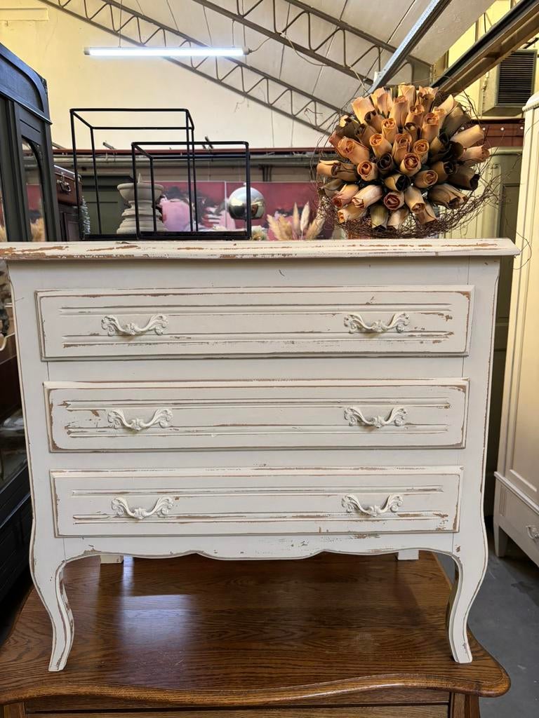 Brocante ladekast, Huis en Inrichting, Kasten | Ladekasten, Ophalen, Studio Larilo, Studiolario@gmail.com, 50 tot 100 cm