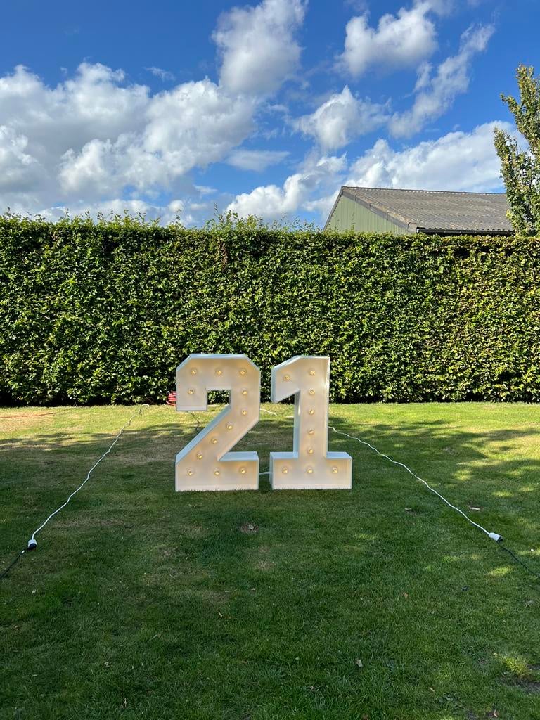 Grote lichtcijfers te huur (Lichtcijfer), Ophalen, Nieuw, Verjaardag