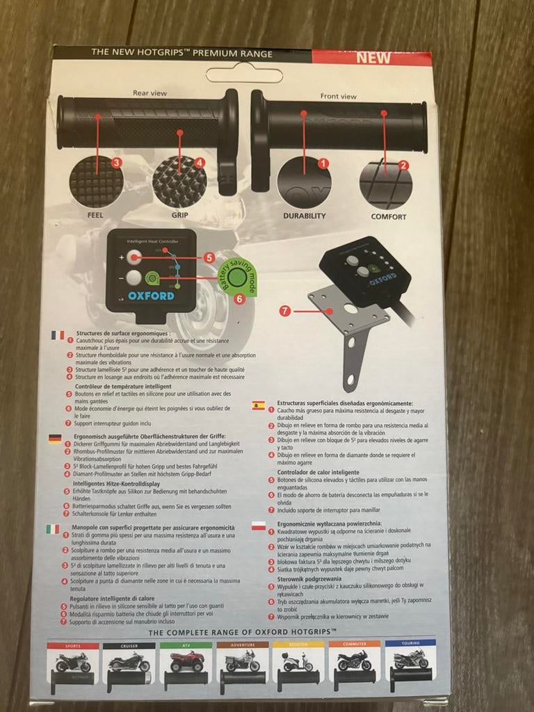 Oxford Premium Touring Verwarmde Handvatten, Motoren, Accessoires | Overige, Nieuw, Ophalen of Verzenden
