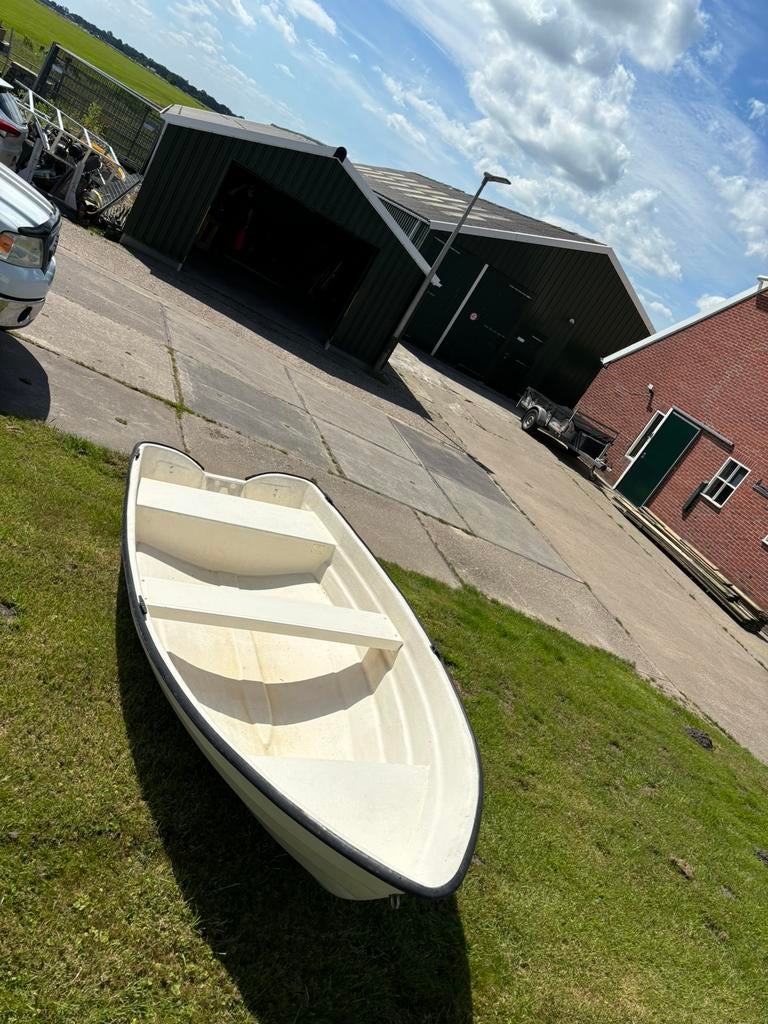 2 st Verano 380 met 4 pk Yamaha en 5 pk Mercury, Watersport en Boten, Ophalen, Tot 10 pk, Zo goed als nieuw, 3 tot 6 meter