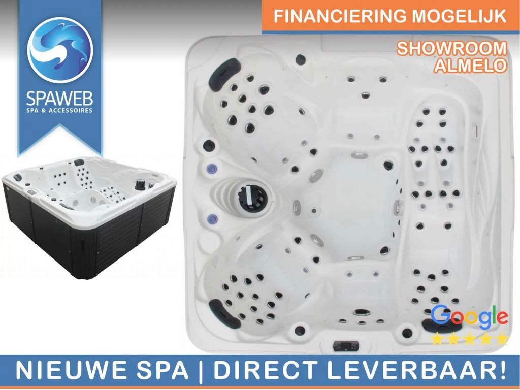 Op zoek naar een jacuzzi? Nieuw, gebruikt of een demo-model?, Tuin en Terras, Ophalen of Verzenden, Zo goed als nieuw, Trap, Vast