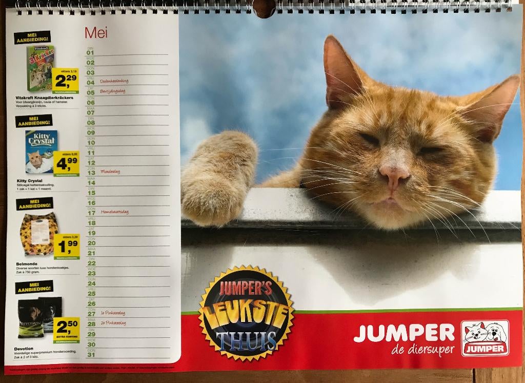 jumpers maand kalender - de leukste thuis, Ophalen of Verzenden, Maandkalender, Zo goed als nieuw