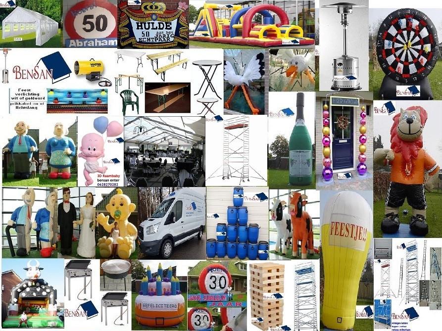 inflatables blikvangers huren huur bensan enter, Ophalen of Verzenden, Zo goed als nieuw, Overige