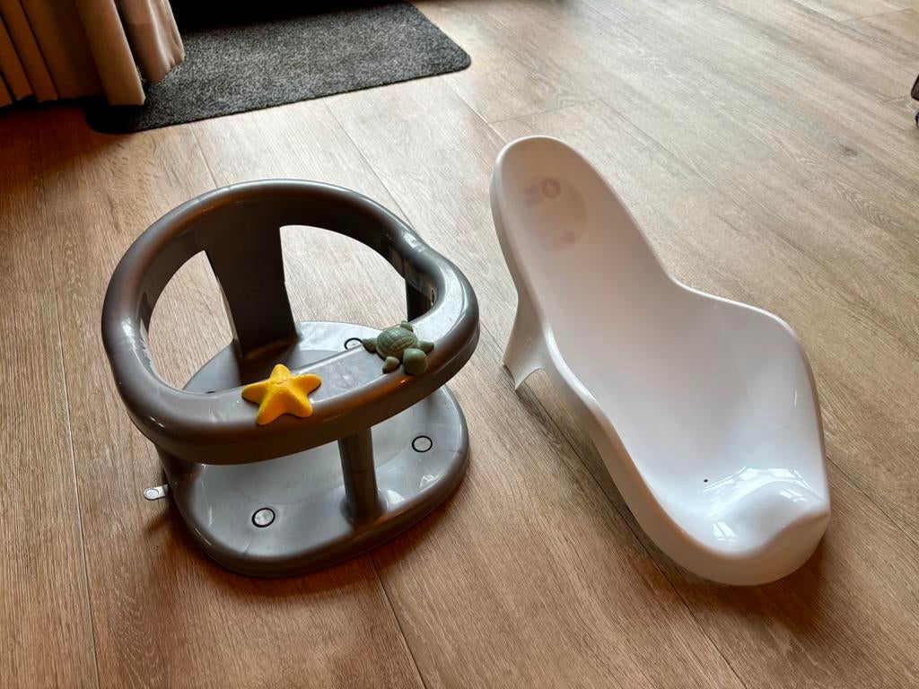 Badring en badzitje baby, Ophalen, Gebruikt, Badzitje of Badring