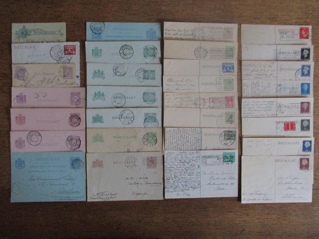 Nederland postwaardestukken, briefkaart 30 stuks, Ophalen of Verzenden, Briefkaart