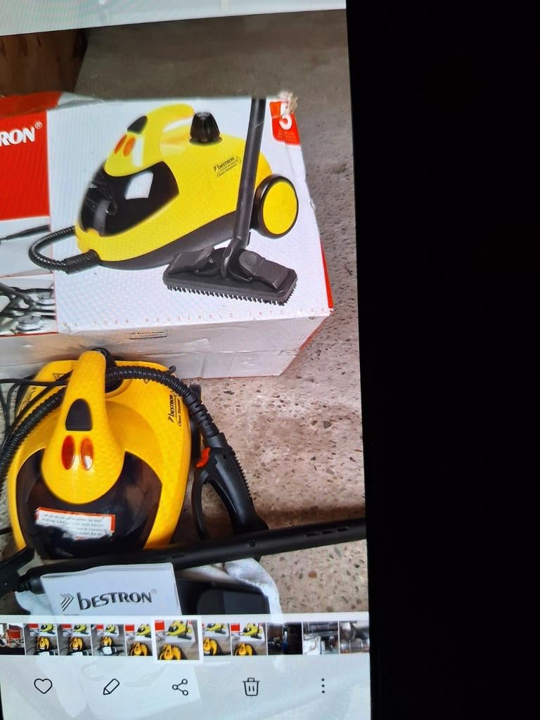 Bestron Stoomreiniger - Nieuw in doos!, Stofzuiger, Nieuw, Ophalen of Verzenden, Minder dan 1200 watt