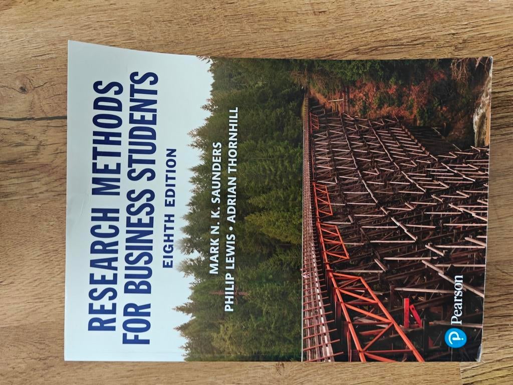 Research Methods for Business Students, Ophalen of Verzenden